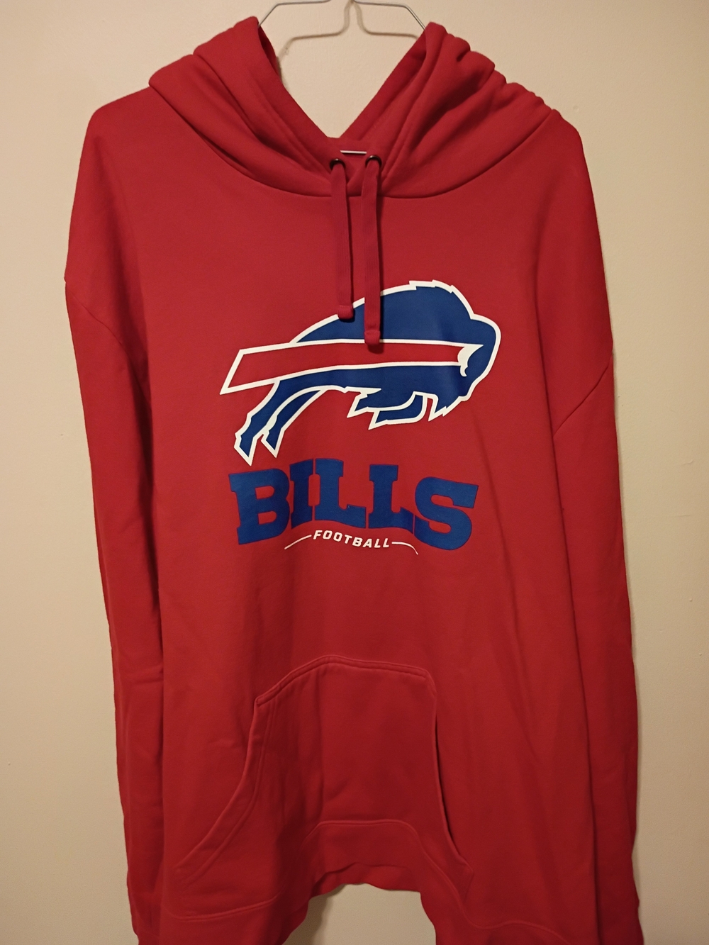 Fanatics Red Buffalo Bills Pullover Hoodie for Men